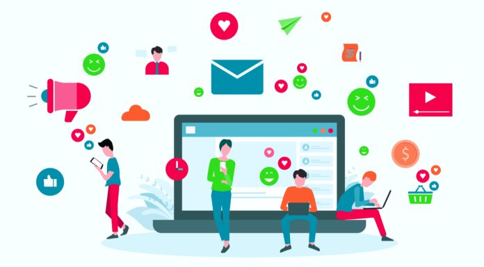 different personnel using social media platforms to their own advantages