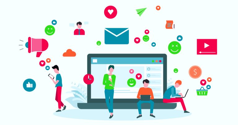 different personnel using social media platforms to their own advantages