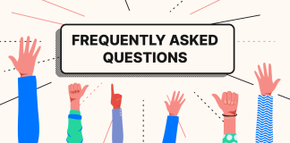 different people raising their hands to ask frequent (common) questions