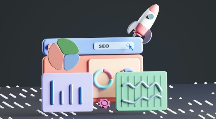 An image showing a boost in SEO (for a website) with high-authority backlinks