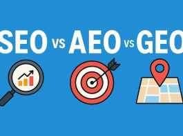 SEO vs. GEO vs. AEO snapshot