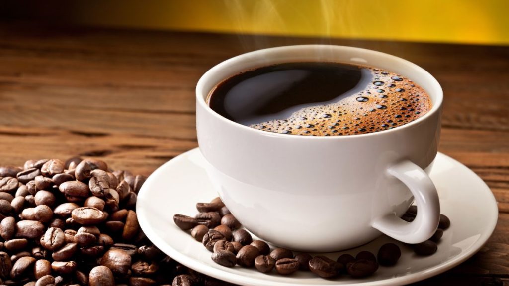 a cup of coffee