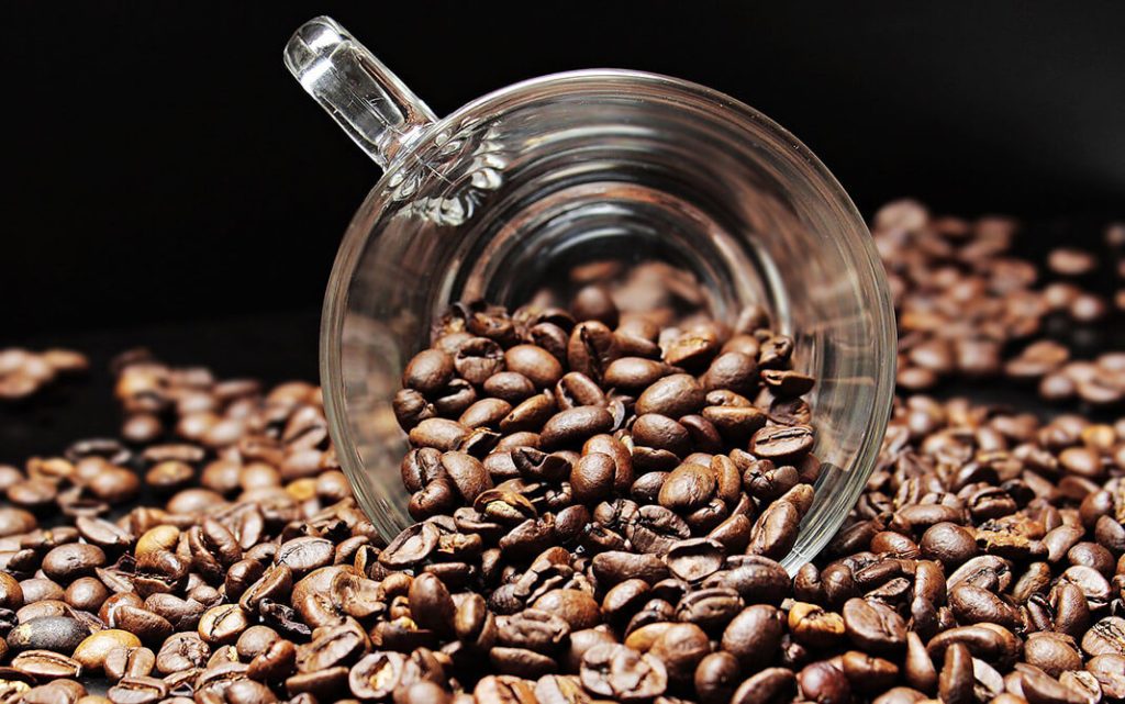 lots of coffee beans