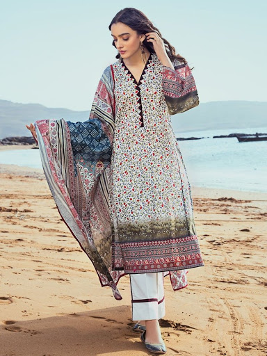 A 3-piece suit by Gul Ahmed