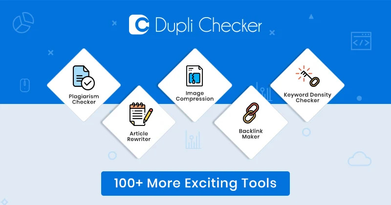 Duplicheker: A tool beyond just plagiarism detection
