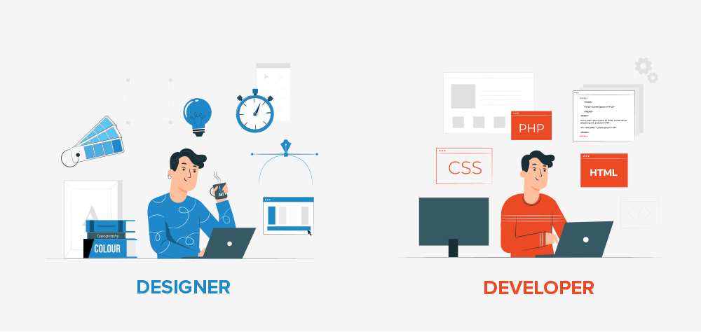 designer vs. a developer